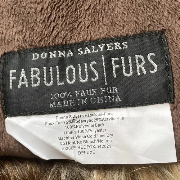 Donna Salyers Fabulous Furs Tundra Wolf Faux Fur Throw Blanket Luxury Plush - Picture 3 of 5